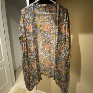 Loft kimono. M/L. Floral print